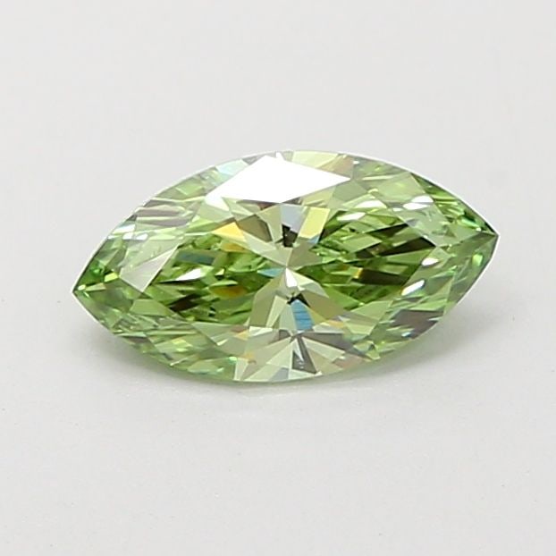 Loose Diamond - MARQUISE 0.72ct Fancy Vivid Green VVS2: Loose Diamond - MARQUISE 0.72ct Fancy Vivid Green VVS2 Source: This is a real non-mined Diamond that has been grown in a lab Shape: MARQUISE Carats: 0.72 Color: Fancy Vivid Green Certification: IGI Vi