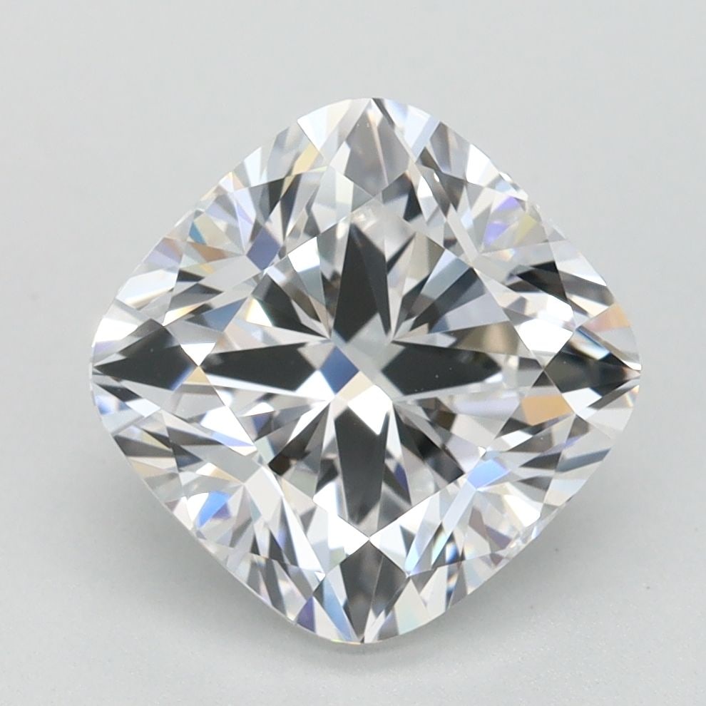 Loose Diamond - CUSHION MODIFIED 2.63ct D FL: Loose Diamond - CUSHION MODIFIED 2.63ct D FL Source: This is a real non-mined Diamond that has been grown in a lab Shape: CUSHION MODIFIED Carats: 2.63 Color: D Clarity: FL Certification: IGI Video: