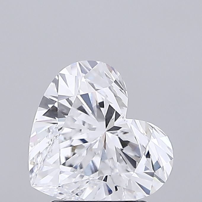 Loose Diamond - HEART 2.33ct D VVS2: Loose Diamond - HEART 2.33ct D VVS2 Source: This is a real non-mined Diamond that has been grown in a lab Shape: HEART Carats: 2.33 Color: D Clarity: VVS2 Certification: IGI Video: