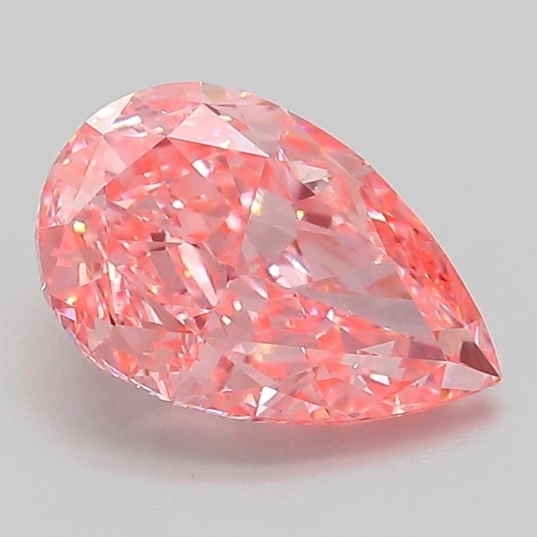 Loose Diamond - PEAR 2.0ct Fancy Vivid Pink VS2: Loose Diamond - PEAR 2.0ct Fancy Vivid Pink VS2 Source: This is a real non-mined Diamond that has been grown in a lab Shape: PEAR Carats: 2.0 Color: Fancy Vivid Pink Certification: IGI Video: