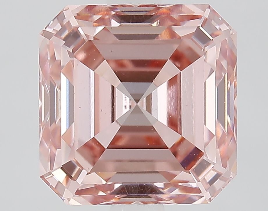Loose Diamond - SQUARE EMERALD 3.26ct Fancy Intense Pink VS1: Loose Diamond - SQUARE EMERALD 3.26ct Fancy Intense Pink VS1 Source: This is a real non-mined Diamond that has been grown in a lab Shape: SQUARE EMERALD Carats: 3.26 Color: Fancy Intense Pink Certific