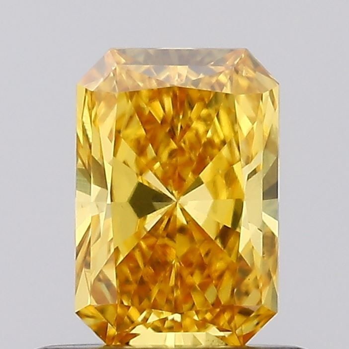 Loose Diamond - RADIANT 0.52ct Fancy Vivid Yellow VS1: Loose Diamond - RADIANT 0.52ct Fancy Vivid Yellow VS1 Source: This is a real non-mined Diamond that has been grown in a lab Shape: RADIANT Carats: 0.52 Color: Fancy Vivid Yellow Certification: IGI Vid