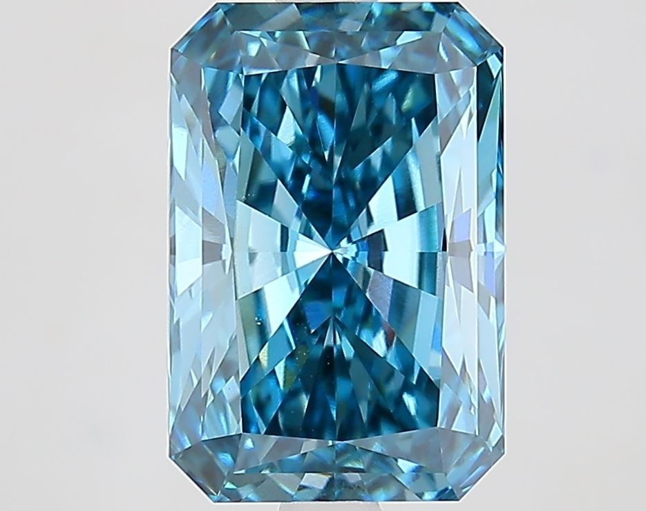 Loose Diamond - RADIANT 3.53ct Fancy Vivid Blue VVS2: Loose Diamond - RADIANT 3.53ct Fancy Vivid Blue VVS2 Source: This is a real non-mined Diamond that has been grown in a lab Shape: RADIANT Carats: 3.53 Color: Fancy Vivid Blue Certification: IGI Video: