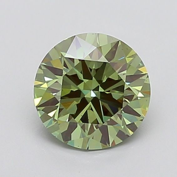 Ideal Loose Diamond - ROUND 2.08ct Fancy Vivid Green VS2: Ideal Loose Diamond - ROUND 2.08ct Fancy Vivid Green VS2 Source: This is a real non-mined Diamond that has been grown in a lab Shape: ROUND Carats: 2.08 Color: Fancy Vivid Green Certification: IGI Vid