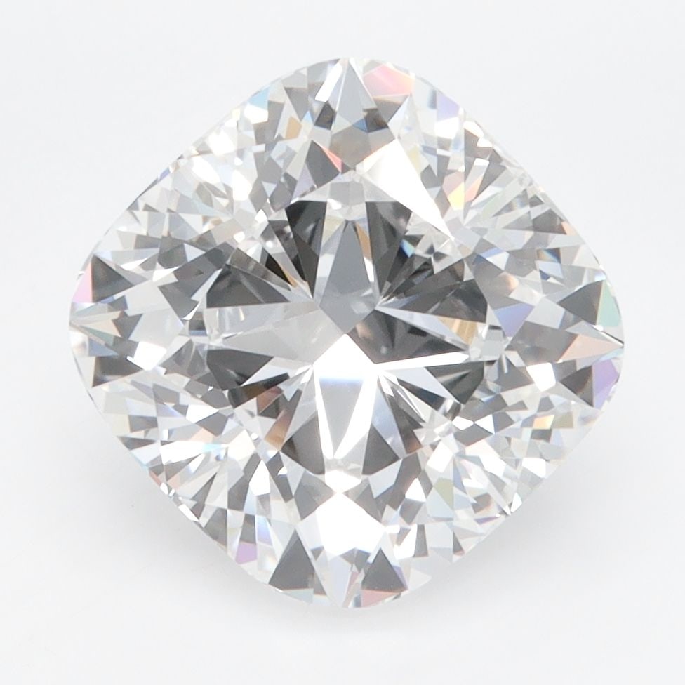 Loose Diamond - CUSHION MODIFIED 4.3ct D VVS1: Loose Diamond - CUSHION MODIFIED 4.3ct D VVS1 Source: This is a real non-mined Diamond that has been grown in a lab Shape: CUSHION MODIFIED Carats: 4.3 Color: D Clarity: VVS1 Certification: IGI Video: