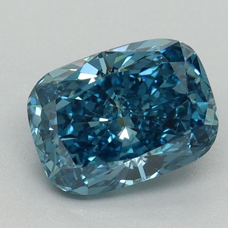 Loose Diamond - CUSHION MODIFIED 1.59ct Fancy Vivid Blue VS1: Loose Diamond - CUSHION MODIFIED 1.59ct Fancy Vivid Blue VS1 Source: This is a real non-mined Diamond that has been grown in a lab Shape: CUSHION MODIFIED Carats: 1.59 Color: Fancy Vivid Blue Certific