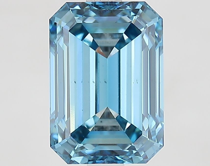Loose Diamond - EMERALD 3.33ct Fancy Vivid Blue VS2: Loose Diamond - EMERALD 3.33ct Fancy Vivid Blue VS2 Source: This is a real non-mined Diamond that has been grown in a lab Shape: EMERALD Carats: 3.33 Color: Fancy Vivid Blue Certification: IGI Video:
