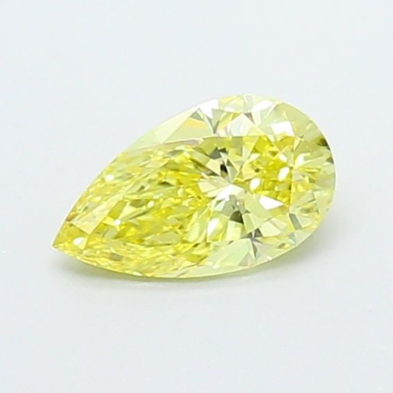 Loose Diamond - PEAR 0.62ct Fancy Vivid Yellow VVS2: Loose Diamond - PEAR 0.62ct Fancy Vivid Yellow VVS2 Source: This is a real non-mined Diamond that has been grown in a lab Shape: PEAR Carats: 0.62 Color: Fancy Vivid Yellow Certification: IGI Video: