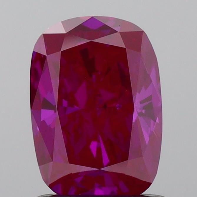Loose Diamond - CUSHION BRILLIANT 1.03ct Fancy Deep Pink VS2: Loose Diamond - CUSHION BRILLIANT 1.03ct Fancy Deep Pink VS2 Source: This is a real non-mined Diamond that has been grown in a lab Shape: CUSHION BRILLIANT Carats: 1.03 Color: Fancy Deep Pink Certific
