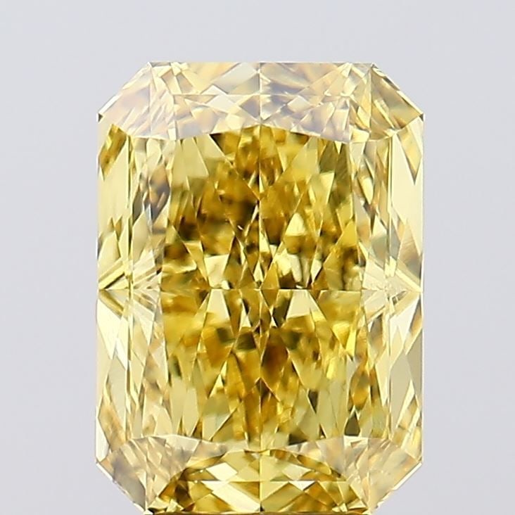 Loose Diamond - RADIANT 4.53ct Fancy Vivid Yellow VS2: Loose Diamond - RADIANT 4.53ct Fancy Vivid Yellow VS2 Source: This is a real non-mined Diamond that has been grown in a lab Shape: RADIANT Carats: 4.53 Color: Fancy Vivid Yellow Certification: IGI Vid