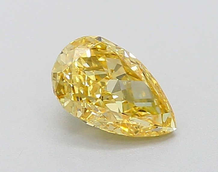 Loose Diamond - PEAR 1.01ct Fancy Intense Brownish Yellow VS1: Loose Diamond - PEAR 1.01ct Fancy Intense Brownish Yellow VS1 Source: This is a real non-mined Diamond that has been grown in a lab Shape: PEAR Carats: 1.01 Color: Fancy Intense Brownish Yellow Certif