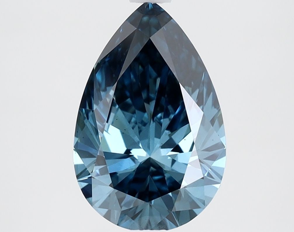 Loose Diamond - PEAR 1.65ct Fancy Vivid Blue VS2 (1 of 1)