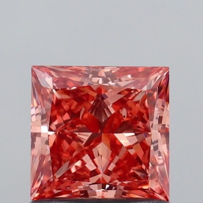 Loose Diamond - PRINCESS 1.0ct Fancy Vivid Pink VS1: Loose Diamond - PRINCESS 1.0ct Fancy Vivid Pink VS1 Source: This is a real non-mined Diamond that has been grown in a lab Shape: PRINCESS Carats: 1.0 Color: Fancy Vivid Pink Certification: IGI Video: