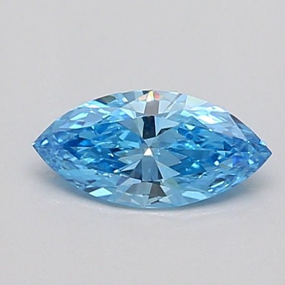 Loose Diamond - MARQUISE 0.35ct Fancy Vivid Blue VS1: Loose Diamond - MARQUISE 0.35ct Fancy Vivid Blue VS1 Source: This is a real non-mined Diamond that has been grown in a lab Shape: MARQUISE Carats: 0.35 Color: Fancy Vivid Blue Certification: IGI