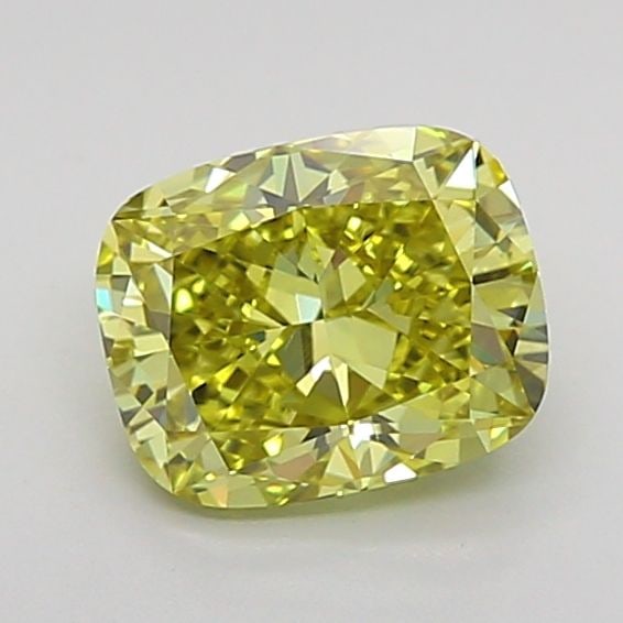 Loose Diamond - CUSHION MODIFIED 1.0ct Fancy Yellow VS2: Loose Diamond - CUSHION MODIFIED 1.0ct Fancy Yellow VS2 Source: This is a real non-mined Diamond that has been grown in a lab Shape: CUSHION MODIFIED Carats: 1.0 Color: Fancy Yellow Certification: