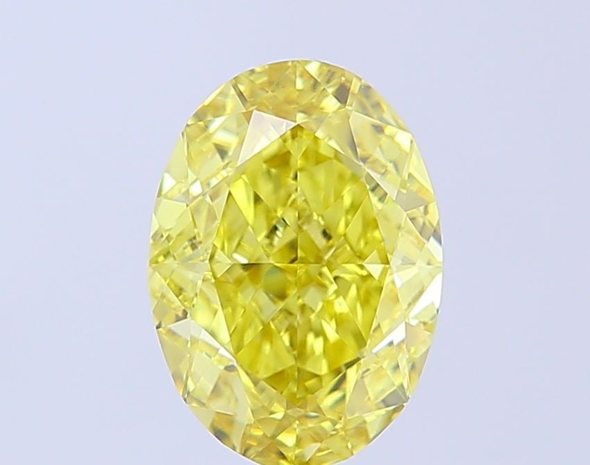 Loose Diamond - OVAL 3.0ct Fancy Intense Yellow VS2: Loose Diamond - OVAL 3.0ct Fancy Intense Yellow VS2 Source: This is a real non-mined Diamond that has been grown in a lab Shape: OVAL Carats: 3.0 Color: Fancy Intense Yellow Certification: IGI Video: