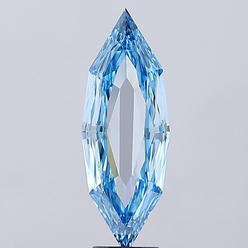 Loose Diamond - OCTAGONAL 3.5ct Fancy Vivid Blue VVS2: Loose Diamond - OCTAGONAL 3.5ct Fancy Vivid Blue VVS2 Source: This is a real non-mined Diamond that has been grown in a lab Shape: OCTAGONAL Carats: 3.5 Color: Fancy Vivid Blue Certification: IGI