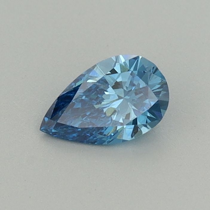 Loose Diamond - PEAR 0.32ct Fancy Vivid Blue VS1: Loose Diamond - PEAR 0.32ct Fancy Vivid Blue VS1 Source: This is a real non-mined Diamond that has been grown in a lab Shape: PEAR Carats: 0.32 Color: Fancy Vivid Blue Certification: IGI Additional im