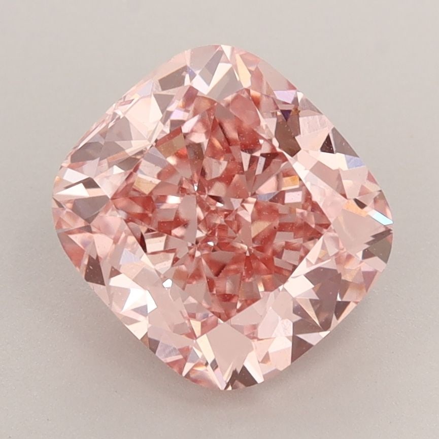 Loose Diamond - CUSHION BRILLIANT 3.0ct Fancy Vivid Pink VS1: Loose Diamond - CUSHION BRILLIANT 3.0ct Fancy Vivid Pink VS1 Source: This is a real non-mined Diamond that has been grown in a lab Shape: CUSHION BRILLIANT Carats: 3.0 Color: Fancy Vivid Pink