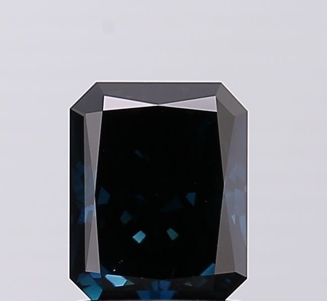 Loose Diamond - RADIANT 1.73ct Fancy Deep Blue SI1: Loose Diamond - RADIANT 1.73ct Fancy Deep Blue SI1 Source: This is a real non-mined Diamond that has been grown in a lab Shape: RADIANT Carats: 1.73 Color: Fancy Deep Blue Certification: IGI Video: