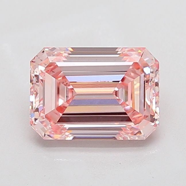 Loose Diamond - EMERALD 2.5ct Fancy Intense Pink VS2: Loose Diamond - EMERALD 2.5ct Fancy Intense Pink VS2 Source: This is a real non-mined Diamond that has been grown in a lab Shape: EMERALD Carats: 2.5 Color: Fancy Intense Pink Certification: IGI Video