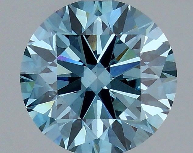 Loose Diamond - ROUND 2.01ct Fancy Vivid Blue VS2: Loose Diamond - ROUND 2.01ct Fancy Vivid Blue VS2 Source: This is a real non-mined Diamond that has been grown in a lab Shape: ROUND Carats: 2.01 Color: Fancy Vivid Blue Certification: IGI Video: