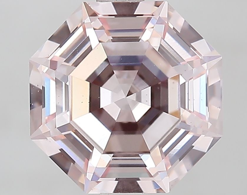 Loose Diamond - OCTAGONAL 2.72ct Fancy Pink VS1: Loose Diamond - OCTAGONAL 2.72ct Fancy Pink VS1 Source: This is a real non-mined Diamond that has been grown in a lab Shape: OCTAGONAL Carats: 2.72 Color: Fancy Pink Certification: IGI Video: