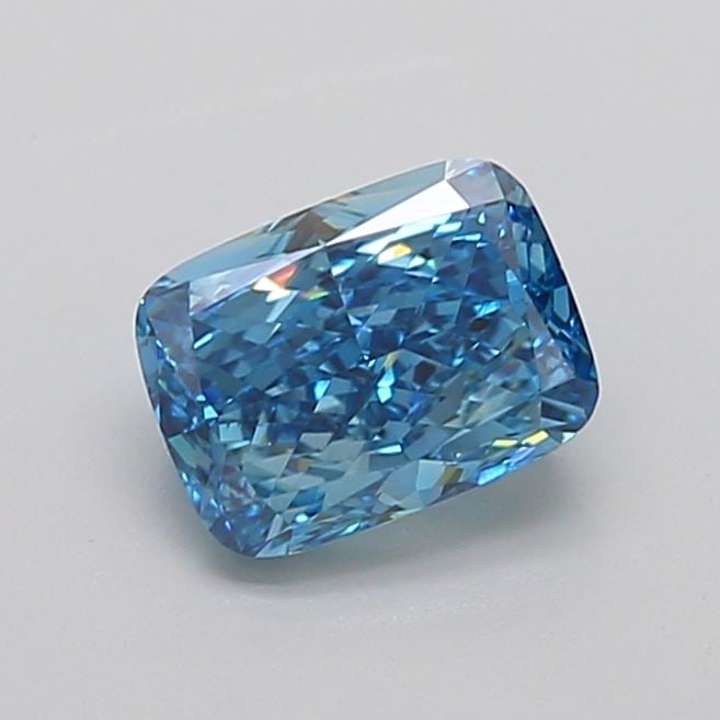 Loose Diamond - CUSHION MODIFIED 1.75ct Fancy Vivid Blue VVS2: Loose Diamond - CUSHION MODIFIED 1.75ct Fancy Vivid Blue VVS2 Source: This is a real non-mined Diamond that has been grown in a lab Shape: CUSHION MODIFIED Carats: 1.75 Color: Fancy Vivid Blue Certifi