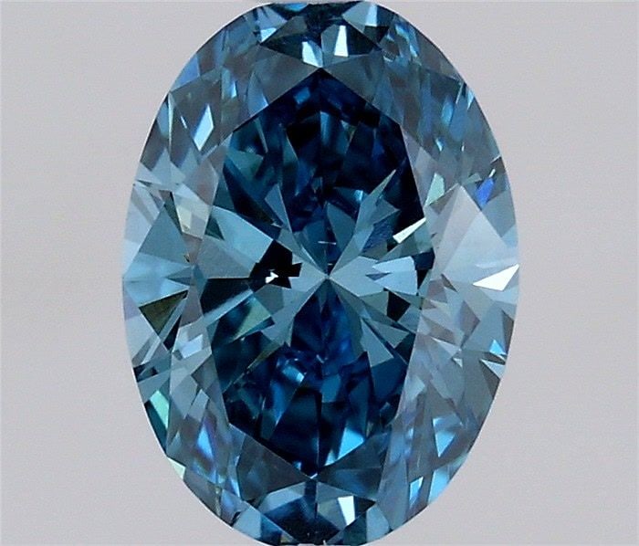 Loose Diamond - OVAL 0.57ct Fancy Vivid Blue VS1: Loose Diamond - OVAL 0.57ct Fancy Vivid Blue VS1 Source: This is a real non-mined Diamond that has been grown in a lab Shape: OVAL Carats: 0.57 Color: Fancy Vivid Blue Certification: IGI Video: