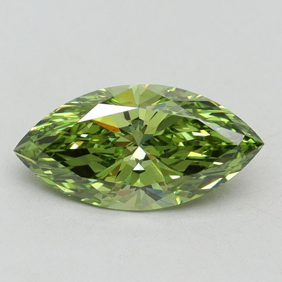 Loose Diamond - MARQUISE 1.16ct Fancy Vivid Green VS1: Loose Diamond - MARQUISE 1.16ct Fancy Vivid Green VS1 Source: This is a real non-mined Diamond that has been grown in a lab Shape: MARQUISE Carats: 1.16 Color: Fancy Vivid Green Certification: IGI Vid