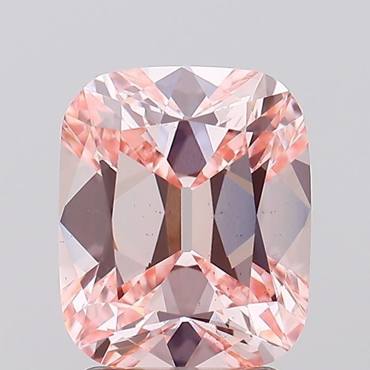 Loose Diamond - CUSHION BRILLIANT 2.34ct Fancy Intense Pink VS2: Loose Diamond - CUSHION BRILLIANT 2.34ct Fancy Intense Pink VS2 Source: This is a real non-mined Diamond that has been grown in a lab Shape: CUSHION BRILLIANT Carats: 2.34 Color: Fancy Intense Pink Ce