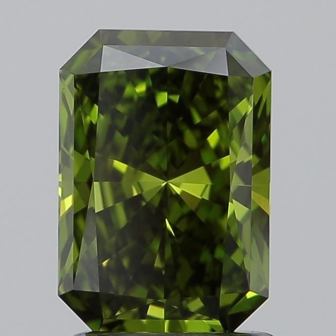 Loose Diamond - RADIANT 1.51ct Fancy Vivid Green IF: Loose Diamond - RADIANT 1.51ct Fancy Vivid Green IF Source: This is a real non-mined Diamond that has been grown in a lab Shape: RADIANT Carats: 1.51 Color: Fancy Vivid Green Certification: IGI Video: