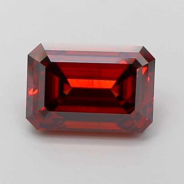 Loose Diamond - EMERALD 2.71ct Fancy Deep Orange VS2: Loose Diamond - EMERALD 2.71ct Fancy Deep Orange VS2 Source: This is a real non-mined Diamond that has been grown in a lab Shape: EMERALD Carats: 2.71 Color: Fancy Deep Orange Certification: IGI Video