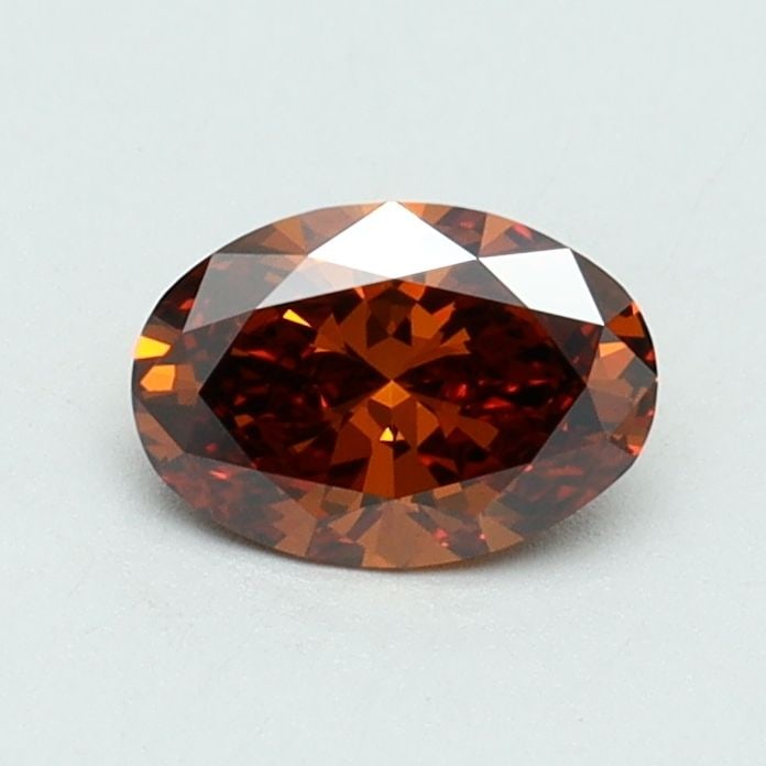 Loose Diamond - OVAL 0.5ct Fancy Intense Brownish Orange VS1: Loose Diamond - OVAL 0.5ct Fancy Intense Brownish Orange VS1 Source: This is a real non-mined Diamond that has been grown in a lab Shape: OVAL Carats: 0.5 Color: Fancy Intense Brownish Orange Certific