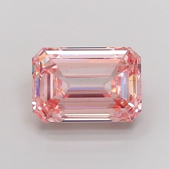 Loose Diamond - EMERALD 3.61ct Fancy Intense Pink VS2: Loose Diamond - EMERALD 3.61ct Fancy Intense Pink VS2 Source: This is a real non-mined Diamond that has been grown in a lab Shape: EMERALD Carats: 3.61 Color: Fancy Intense Pink Certification: IGI Vid