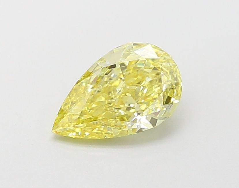 Loose Diamond - PEAR 1.22ct Fancy Vivid Yellow VS2: Loose Diamond - PEAR 1.22ct Fancy Vivid Yellow VS2 Source: This is a real non-mined Diamond that has been grown in a lab Shape: PEAR Carats: 1.22 Color: Fancy Vivid Yellow Certification: IGI Video: