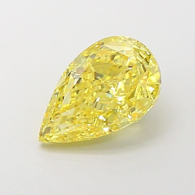 Loose Diamond - PEAR 4.0ct Fancy Vivid Yellow VS1: Loose Diamond - PEAR 4.0ct Fancy Vivid Yellow VS1 Source: This is a real non-mined Diamond that has been grown in a lab Shape: PEAR Carats: 4.0 Color: Fancy Vivid Yellow Certification: IGI Video: