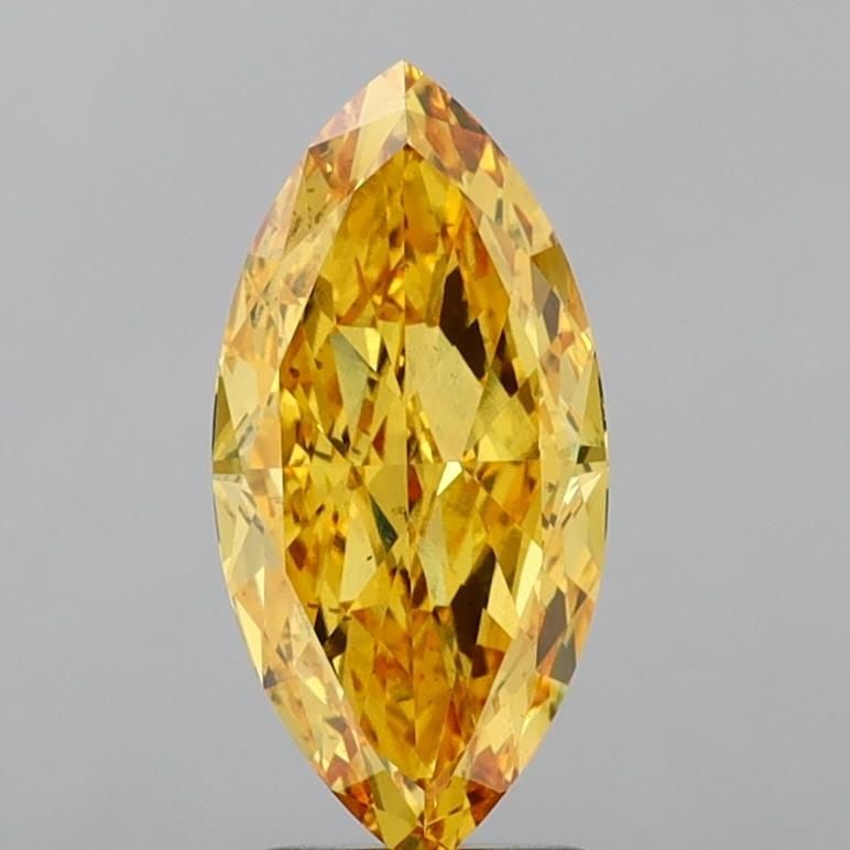 Loose Diamond - MARQUISE 3.8ct Fancy Vivid Yellow VS2: Loose Diamond - MARQUISE 3.8ct Fancy Vivid Yellow VS2 Source: This is a real non-mined Diamond that has been grown in a lab Shape: MARQUISE Carats: 3.8 Color: Fancy Vivid Yellow Certification: IGI Vid