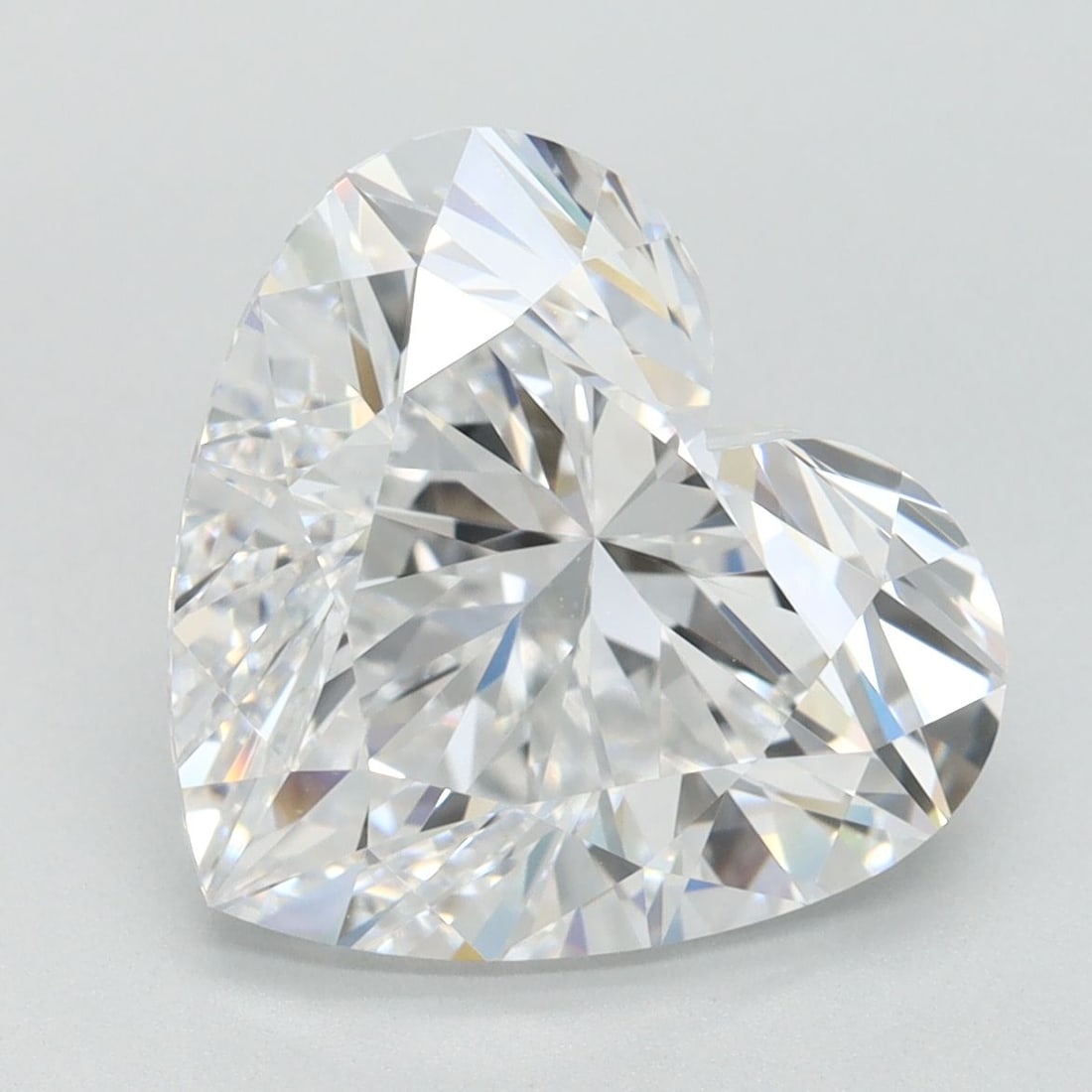 Loose Diamond - HEART 4.53ct D FL: Loose Diamond - HEART 4.53ct D FL Source: This is a real non-mined Diamond that has been grown in a lab Shape: HEART Carats: 4.53 Color: D Clarity: FL Certification: IGI Video: