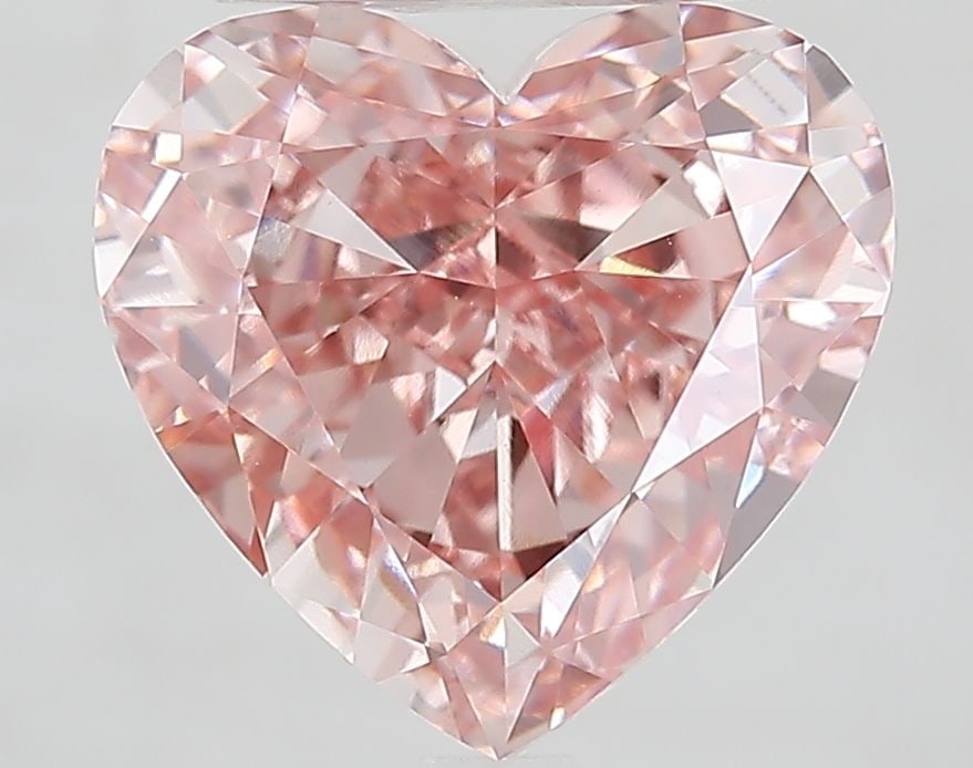 Loose Diamond - HEART 4.82ct Fancy Vivid Pink VVS2: Loose Diamond - HEART 4.82ct Fancy Vivid Pink VVS2 Source: This is a real non-mined Diamond that has been grown in a lab Shape: HEART Carats: 4.82 Color: Fancy Vivid Pink Certification: IGI Video: