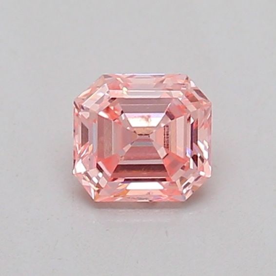 Loose Diamond - EMERALD 0.23ct Fancy Vivid Pink VS2: Loose Diamond - EMERALD 0.23ct Fancy Vivid Pink VS2 Source: This is a real non-mined Diamond that has been grown in a lab Shape: EMERALD Carats: 0.23 Color: Fancy Vivid Pink Certification: IGI Video: