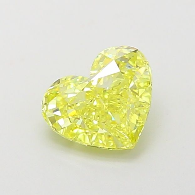 Loose Diamond - HEART 1.13ct Fancy Vivid Yellow IF: Loose Diamond - HEART 1.13ct Fancy Vivid Yellow IF Source: This is a real non-mined Diamond that has been grown in a lab Shape: HEART Carats: 1.13 Color: Fancy Vivid Yellow Certification: IGI Video:
