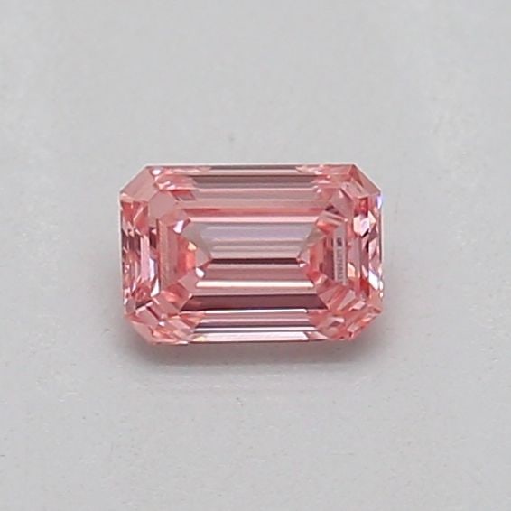 Loose Diamond - EMERALD 0.15ct Fancy Intense Pink VS1: Loose Diamond - EMERALD 0.15ct Fancy Intense Pink VS1 Source: This is a real non-mined Diamond that has been grown in a lab Shape: EMERALD Carats: 0.15 Color: Fancy Intense Pink Certification: IGI