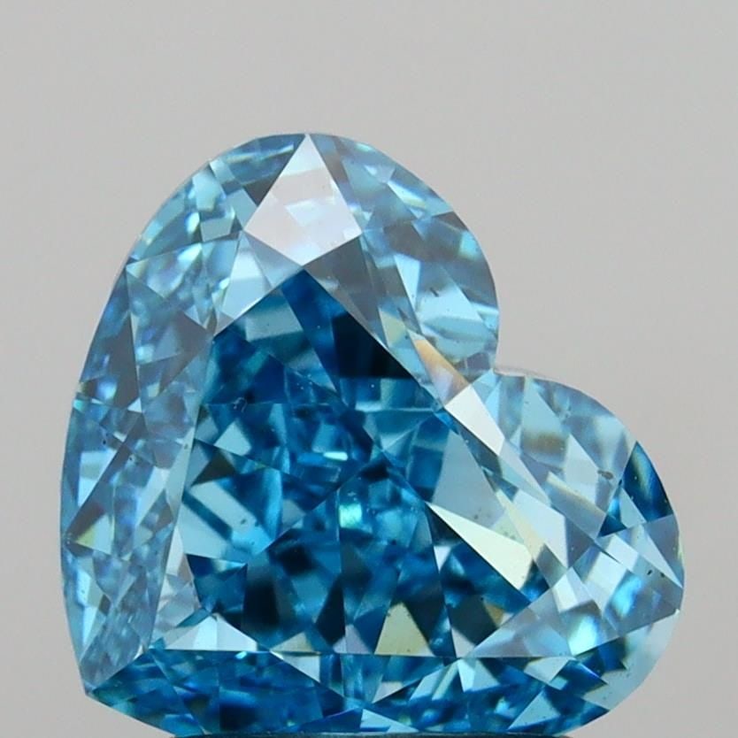 Loose Diamond - HEART 1.99ct Fancy Vivid Blue VS2: Loose Diamond - HEART 1.99ct Fancy Vivid Blue VS2 Source: This is a real non-mined Diamond that has been grown in a lab Shape: HEART Carats: 1.99 Color: Fancy Vivid Blue Certification: IGI Video: