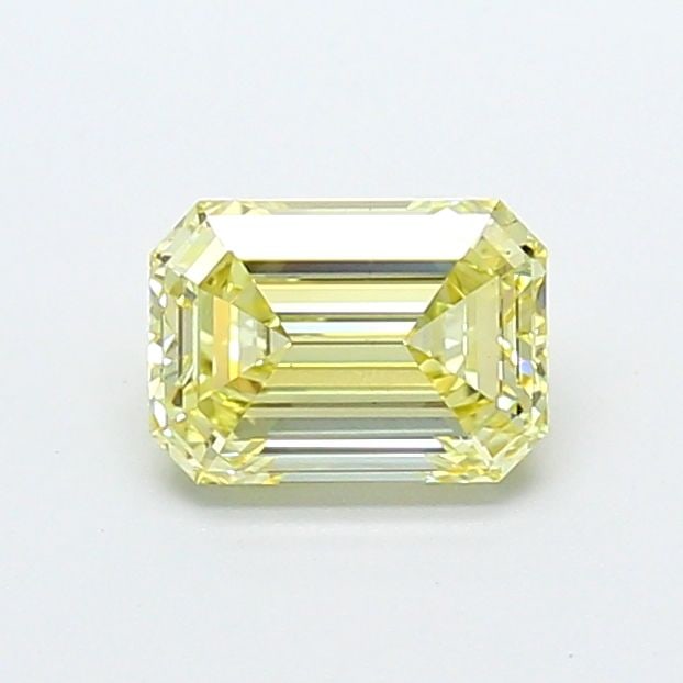 Loose Diamond - EMERALD 1.02ct Fancy Light Yellow VS1: Loose Diamond - EMERALD 1.02ct Fancy Light Yellow VS1 Source: This is a real non-mined Diamond that has been grown in a lab Shape: EMERALD Carats: 1.02 Color: Fancy Light Yellow Certification: IGI Add