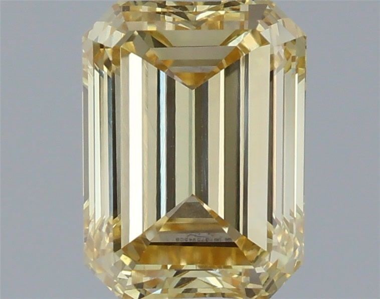 Loose Diamond - EMERALD 1.49ct Fancy Intense Yellow VVS2: Loose Diamond - EMERALD 1.49ct Fancy Intense Yellow VVS2 Source: This is a real non-mined Diamond that has been grown in a lab Shape: EMERALD Carats: 1.49 Color: Fancy Intense Yellow Certification: IG