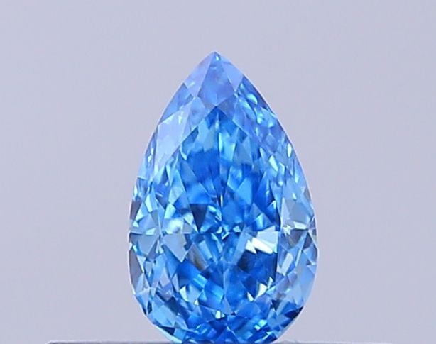 Loose Diamond - PEAR 0.22ct Fancy Vivid Blue VVS2: Loose Diamond - PEAR 0.22ct Fancy Vivid Blue VVS2 Source: This is a real non-mined Diamond that has been grown in a lab Shape: PEAR Carats: 0.22 Color: Fancy Vivid Blue Certification: IGI Video: