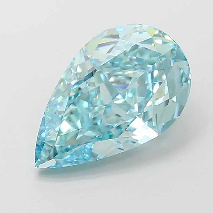 Loose Diamond - PEAR 3.03ct Fancy Vivid Green VS2: Loose Diamond - PEAR 3.03ct Fancy Vivid Green VS2 Source: This is a real non-mined Diamond that has been grown in a lab Shape: PEAR Carats: 3.03 Color: Fancy Vivid Green Certification: IGI Video: