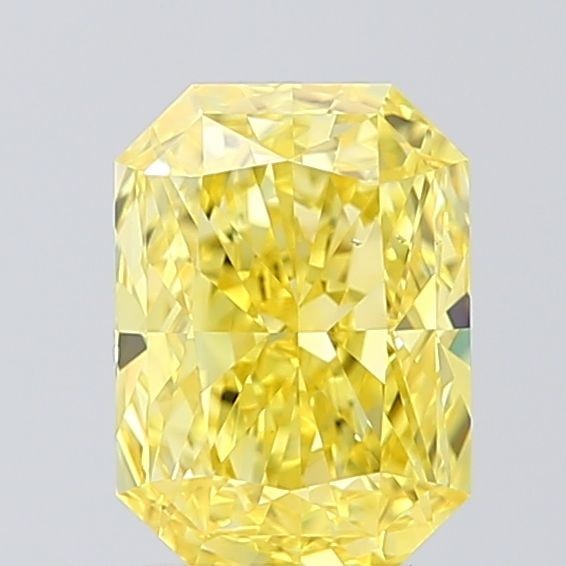 Loose Diamond - RADIANT 2.0ct Fancy Vivid Yellow VS1: Loose Diamond - RADIANT 2.0ct Fancy Vivid Yellow VS1 Source: This is a real non-mined Diamond that has been grown in a lab Shape: RADIANT Carats: 2.0 Color: Fancy Vivid Yellow Certification: IGI Video