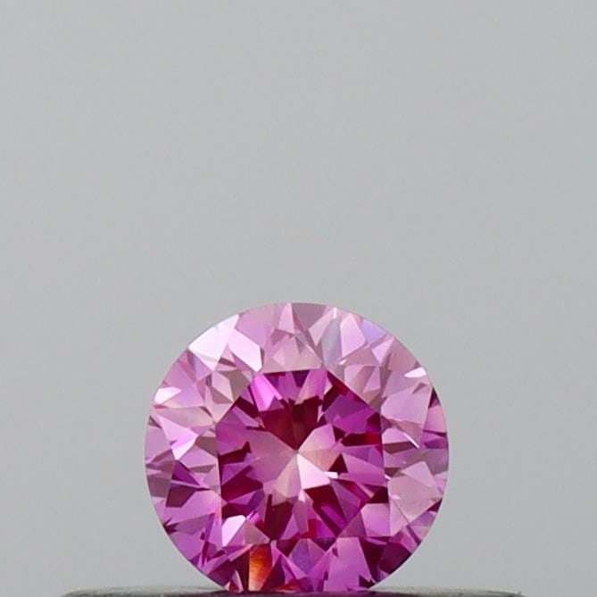 Loose Diamond - ROUND 0.21ct Fancy Vivid Pink VVS2: Loose Diamond - ROUND 0.21ct Fancy Vivid Pink VVS2 Source: This is a real non-mined Diamond that has been grown in a lab Shape: ROUND Carats: 0.21 Color: Fancy Vivid Pink Certification: IGI Video: